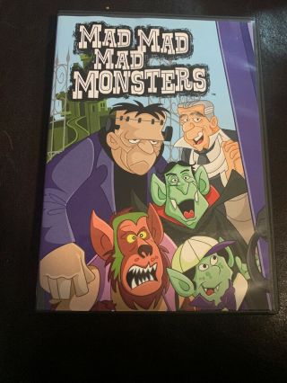 Mad Mad Mad Monsters Dvd Rare Oop Rankin & Bass Halloween Animated Classic 1972