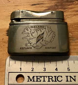 Rare Swiss Made Lighter For Iceland 
