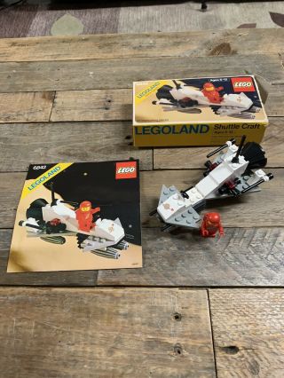 Vintage Space Lego 6842.  Shuttle Craft.  With Instructions And Box.