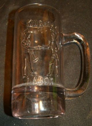 Rare Knights of Labor embossed Beer Mug 2