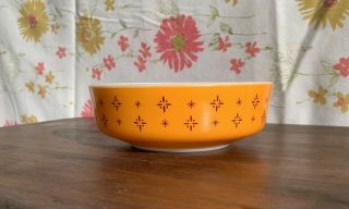 Rare Vintage Pyrex 1416 Cereal Bowl - Orange Foulard