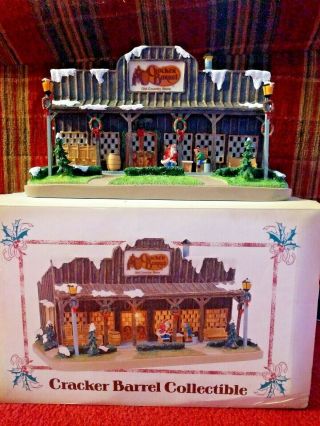 Christmas Holiday Cracker Barrel Old Country Store Rare Light Up Train Collectio