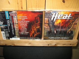 H.  E.  A.  T - Tearing Down The Walls Cd Rare Japan W/obi And Bonus Track
