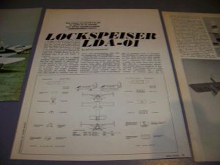 VINTAGE.  LOCKSPEISER LDA - 01 & POLEN SPECIAL II.  HISTORY/3 - VIEWS.  RARE (393R) 3
