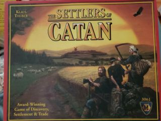 Settlers Of Catan - Rare 4th Edition 3061 - A Board Game By Klaus Teuber