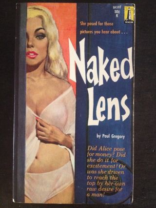 Paul Gregory Naked Lens Beacon Adult Erotica First Edition Rare Pulp Fiction Gga