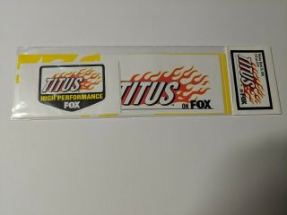 Christopher Titus Promo Sticker Set 2000 Rare Premier Promotion For Press Only