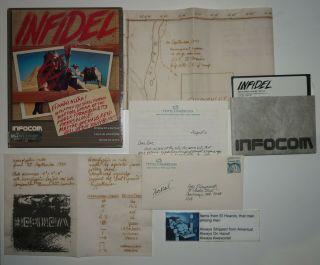 Infidel - Rare Vintage Infocom Game For Ibm Pc 1983 Complete Cib