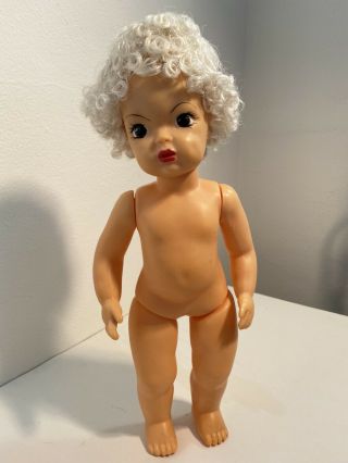 Terri Lee Jerri Lee 50’s Doll Vintage Hard Plastic Marked In Wig