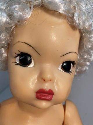 Terri Lee Jerri Lee 50’s Doll Vintage Hard Plastic Marked in Wig 2