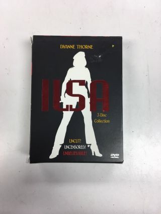 The Ilsa Trilogy (dvd,  2004,  3 - Disc Set) Vgc Rare L@@k