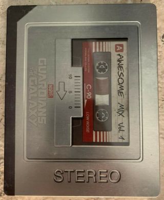 Guardians Of The Galaxy (blu - Ray) Best Buy Steelbook Oop And Rare 2 - D Disc Only