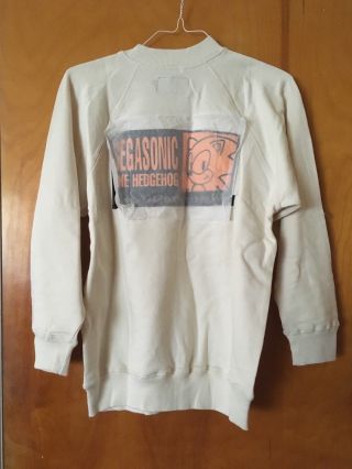 Rare Vintage Japanese Sonic The Hedgehog Shirt Sweatshirt Sega 1990s Retro