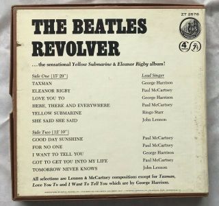 Rare 7 - 1/2ips The Beatles Revolver Reel Tape Guaranteed 3