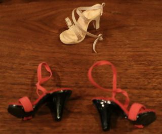 Vintage Madame Alexander Cissy Rare Red Heel Shoes 3