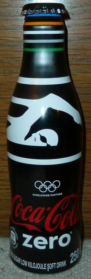 Rare Coca - Cola Coke Zero Olympia 2016 Alu Bottle Can Bottles South Africa