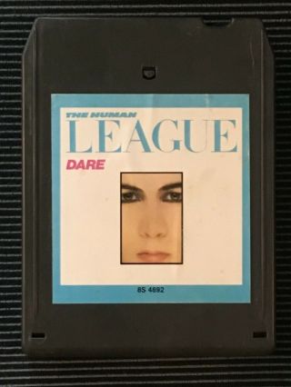 Ultra Rare The Human League Dare 8 Track Cartridge Tape