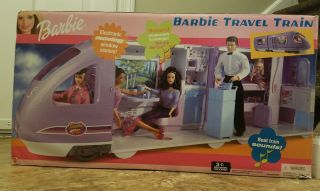 Barbie Travel Train Playset With Sounds,  Moving Window Mattel Vintage/rare Find