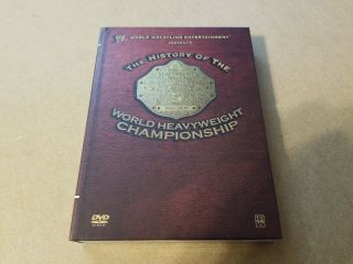 Wwe History Of The World Heavyweight Championship 3 Disc Dvd Rare Wrestling Wwf