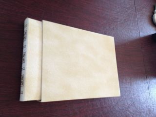 Vintage Parker Heatseal Photo Album Gold On Ivory In Dust Sleeve W/15 Pages