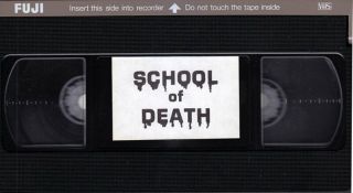 SCHOOL OF DEATH - Big clamshell - All American Video - Rare Spanish Horror 3