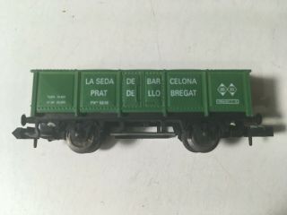 Arnold N 5912 Freight Wagon La Seda De Barcelona Renfe Vintage Very Rare