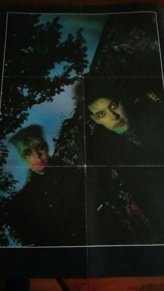 The Cure The Walk 7 " Poster Sleeve.  Wave,  Post Punk.  Rare Fiction Records.