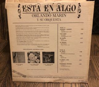 Rare Latin.  Orlando Marin.  Esta En Algo.  Guaguanco on Fiesta 2