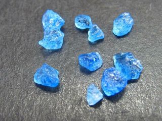 10 Rare Gem Hauyne Crystals From Germany - 1.  50 Carats