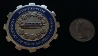 Rare 4 Star General Us Air Force Material Command Afmc Usaf Air Challenge Coin