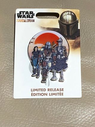 Rare Disney Store D23 2019 Expo Star Wars The Mandalorian Limited Release Pin