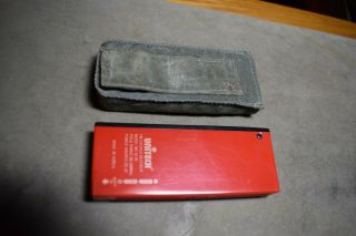 Vintage Unitech IS - 95 FM Stereo Receiver Mini Pocket Radio w/Soft Case Rare Aiwa 3