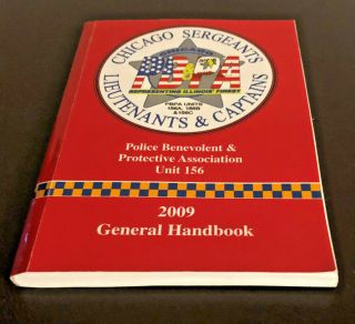 Chicago Police Sergeants,  Lieutenants & Captains 2009 Handbook - RARE FIND 2