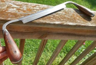 Rare Antique H.  D.  Smith Perfect Handle Patented 10 " Draw Shave Knife Vtg Tool