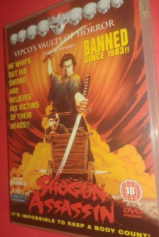 Shogun Assassin 1st (dvd) Kenji Misumi Lone Wolf Rare Banned (pre - Owned)