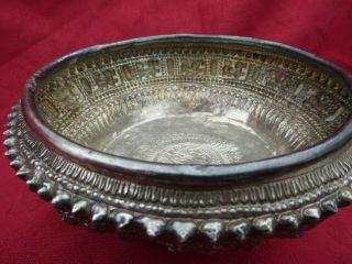 Antique Burmese Silver Bowl 141g A/f