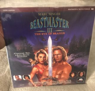 Beastmaster 3: The Eye Of Braxus (1996) Digital Laserdisc Vintage Rare Like