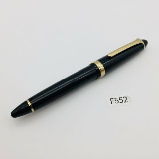 F552 Sailor Founded 1911 Black Body Fountain Pen 14k Gold Vintage Rare