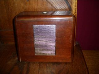 Rare Vintage Jensen Alnico 5 Pm Speaker In Wood Cabinet 2