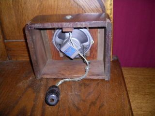 Rare Vintage Jensen Alnico 5 Pm Speaker In Wood Cabinet 3
