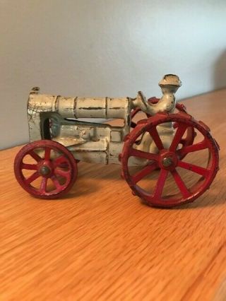 Antique Cast Iron Arcade Toy Tractor By Fordson Rare