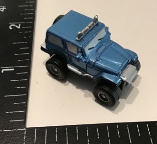 Vtg Galoob Micro Machines Jeep Wrangler 4x4 Off - Road Vehicle Blue Rare