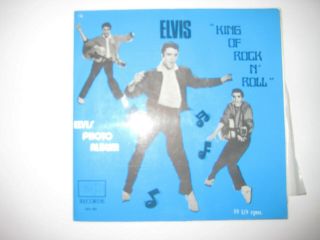 Vinyl Ep Record - Elvis - King Of Rock 