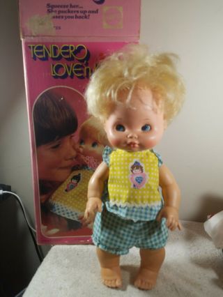 Vintage 1976 Mattel Baby Tender Love N Kisses 9376