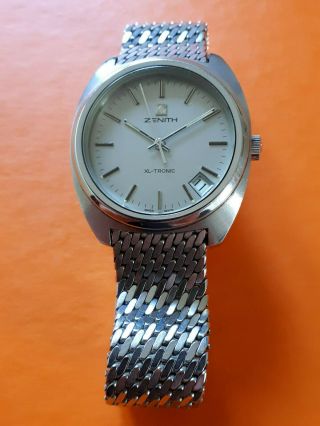 Rare Vintage Zenith Xl - Tronic Watch,  Ref.  01.  0060.  500,  Cal.  50.  0,  Not