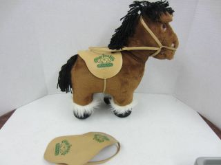 Vintage 1984 Cabbage Patch Kids Show Pony Plush Brown Horse 1980 