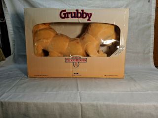 Vintage 1985 Teddy Ruxpin Friend " Grubby Plush " Boxed W/cord