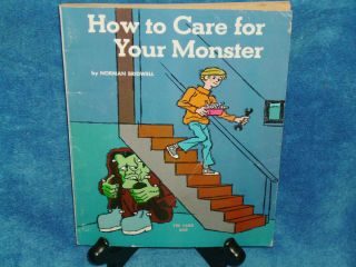 1970 Very Rare Vintage Scholastic 2nd Print How To Care For Your Monster Norman