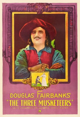 The Three Musketeers Rare Classic Dvd 1921 Silent Film Douglas Fairbanks