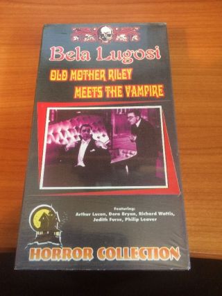 Old Mother Riley Meets The Vampire (vhs) Rare,  Oop.  Bela Lugosi.  62